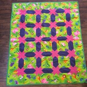 Handmade kids quilt
